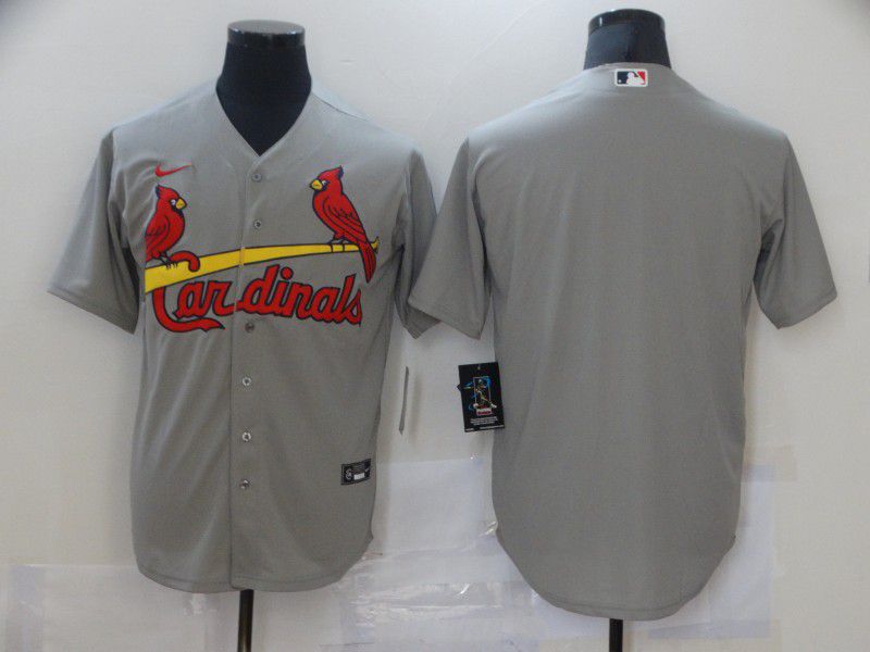 Men St.Louis Cardinals Blank Grey Game Nike MLB Jerseys->st.louis cardinals->MLB Jersey